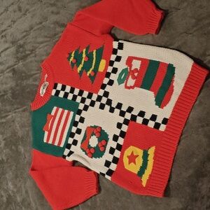 Knitworks Festive Red and Green Sweater